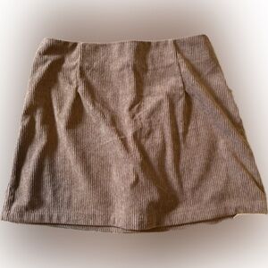 HALARA Medium NWT Ribbed Brown Skirt